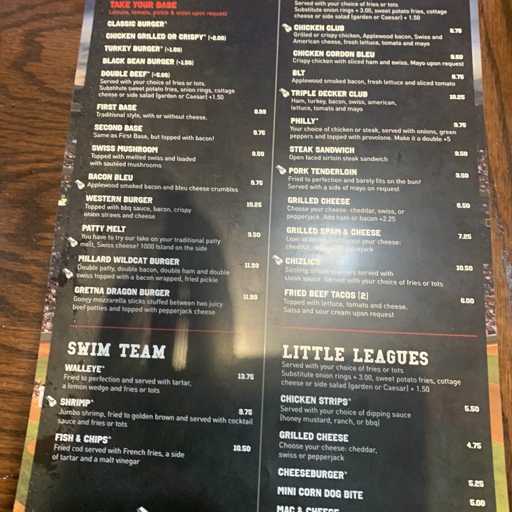 Ref's Sports Bar & Grill - Menu - Burgers Near Me - Omaha, Nebraska