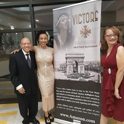 The Peacock Room - L to R: My brother Leon Dale May (drummer), Me - Dr. Angela Celeste May (vocalist/author/psychologist), Heather Buchanan (publisher/ author)