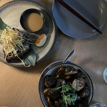 Janken - Miso cod and Brussel sprouts - Japanese Near Me - Portland, Oregon
