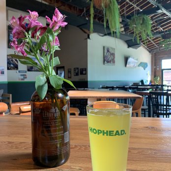 Lenny Boy Brewing - Mixture of turmeric and ginger kombucha - Breweries Near Me - Charlotte, North Carolina