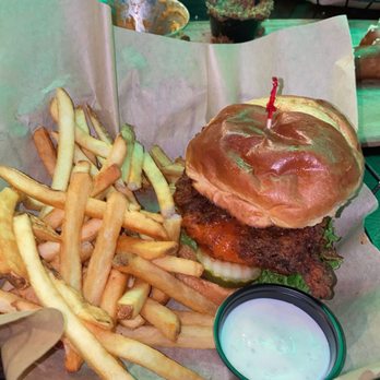 Fadó Irish Pub - buffalo chicken sandwich - Irish Pub Near Me - Atlanta, Georgia