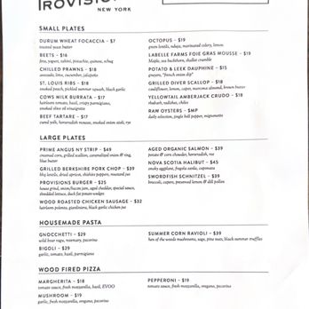 Prescott's Provisions - look at the food menu selections ! the waiter have told me that the restaurant menu changed from time to time. - New American Near Me - Tonawanda, New York Prescott's Provisions - look at the food menu selections ! the waiter have told me that the restaurant menu changed from time to time. - New American Near Me - Tonawanda, New York