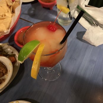 The Big Sombrero - Strawberry Margarita - Mexican Near Me - Montgomery, Texas