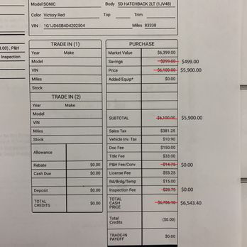 First Texas Honda - Written Offer & Counteroffer - Auto Repair Near Me - Austin, Texas