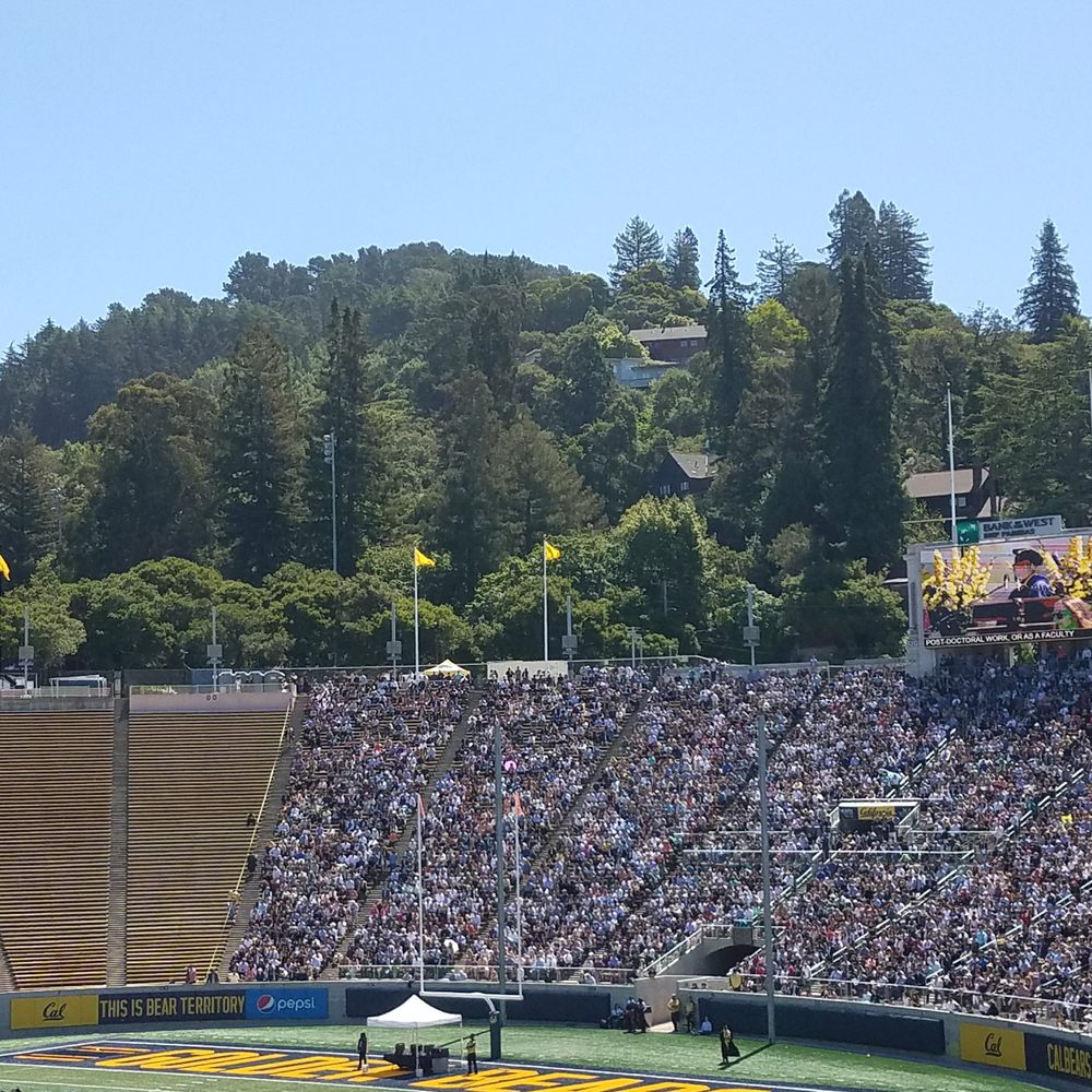 California Memorial Stadium - Spring Commencement - Under this big screen was the only shade! - Stadiums & Arenas Near Me - Berkeley, California California Memorial Stadium - Spring Commencement - Under this big screen was the only shade! - Stadiums & Arenas Near Me - Berkeley, California