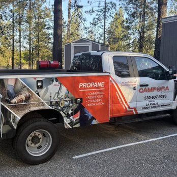 Campora Propane  - New Service Truck at our facility. - Propane Near Me - Colfax, California