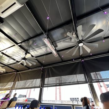 Just Brunch Breakfast Bar - Radiant heater on the ceiling to keep you warm lol - Breakfast & Brunch Near Me - Duluth, Georgia