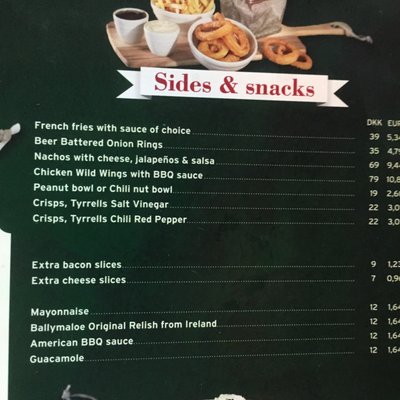 Menu photo 6 Murphy's Irish Pub Kastrup, 84 Menu photo 6 Murphy's Irish Pub Kastrup, 84