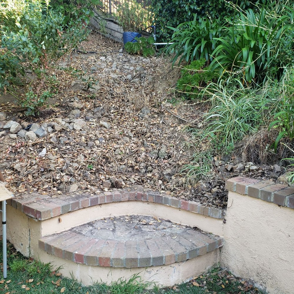 3D Art Landscaping - The space before building the stand - Masonry/Concrete Near Me