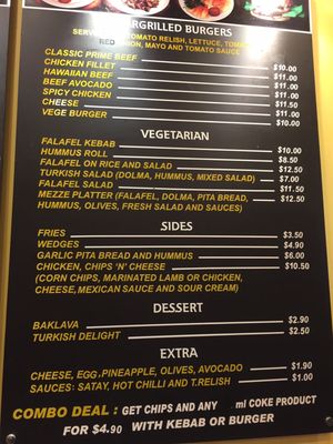 Menu photo 2 Epsom Turkish Kebab Auckland, AUK Menu photo 2 Epsom Turkish Kebab Auckland, AUK