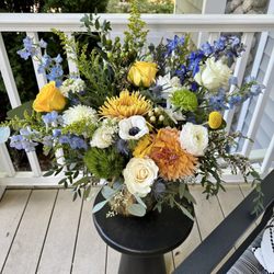 Lilies of the Alley - One of the arrangements for my dad