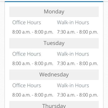 Northshore Medical Group - Posted walk-in hours are BS! They keep their doors locked. I know, I'm here now at 7.45 a.m on a Wednesday - Medical Centers Near Me - Buffalo Grove, Illinois Northshore Medical Group - Posted walk-in hours are BS! They keep their doors locked. I know, I'm here now at 7.45 a.m on a Wednesday - Medical Centers Near Me - Buffalo Grove, Illinois