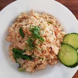 Lunch special - fried rice with chicken Lunch special - fried rice with chicken
