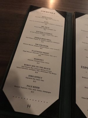 Menu photo 7 Bar Henry Los Angeles, CA Menu photo 7 Bar Henry Los Angeles, CA