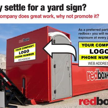 Redbox - Free advertising for repeat customers!! - Dumpster Rental Near Me Redbox - Free advertising for repeat customers!! - Dumpster Rental Near Me