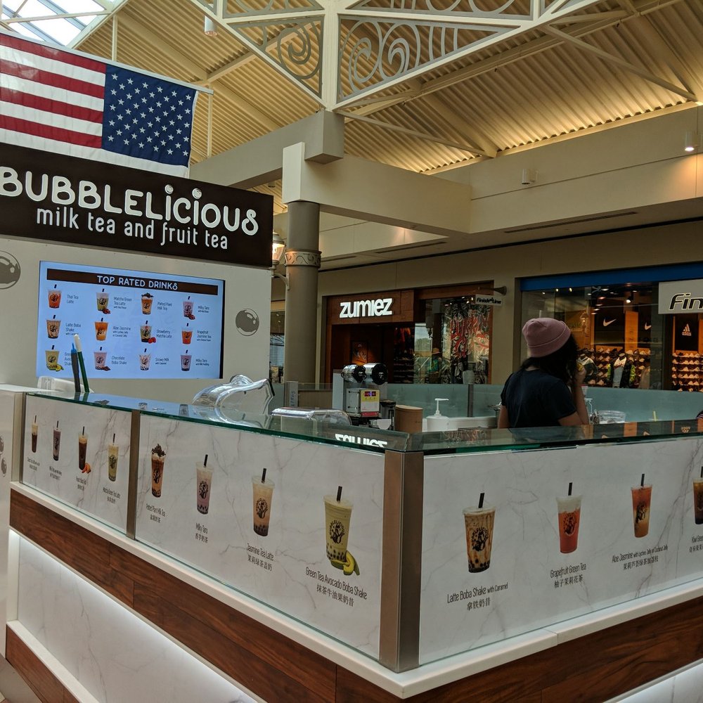 Bubblelicious - a man behind a counter in a mall - Bubble Tea Near Me - Wauwatosa, Wisconsin