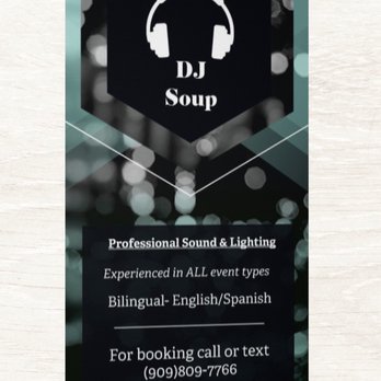 Dj Soup Entertainment - New business cards - DJs Near Me Dj Soup Entertainment - New business cards - DJs Near Me