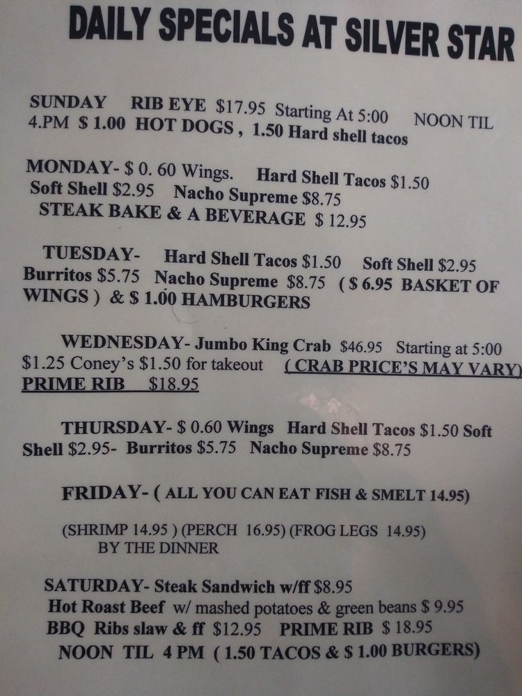 SILVER STAR BAR 39 Photos & 15 Reviews 10400 Sumpter Rd, Maybee