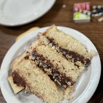 Juliebird Bakery - Inside of double dark chocolate Milano cake - Desserts Near Me