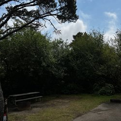 Devil's Lake State Recreation Campground - Our camping spot