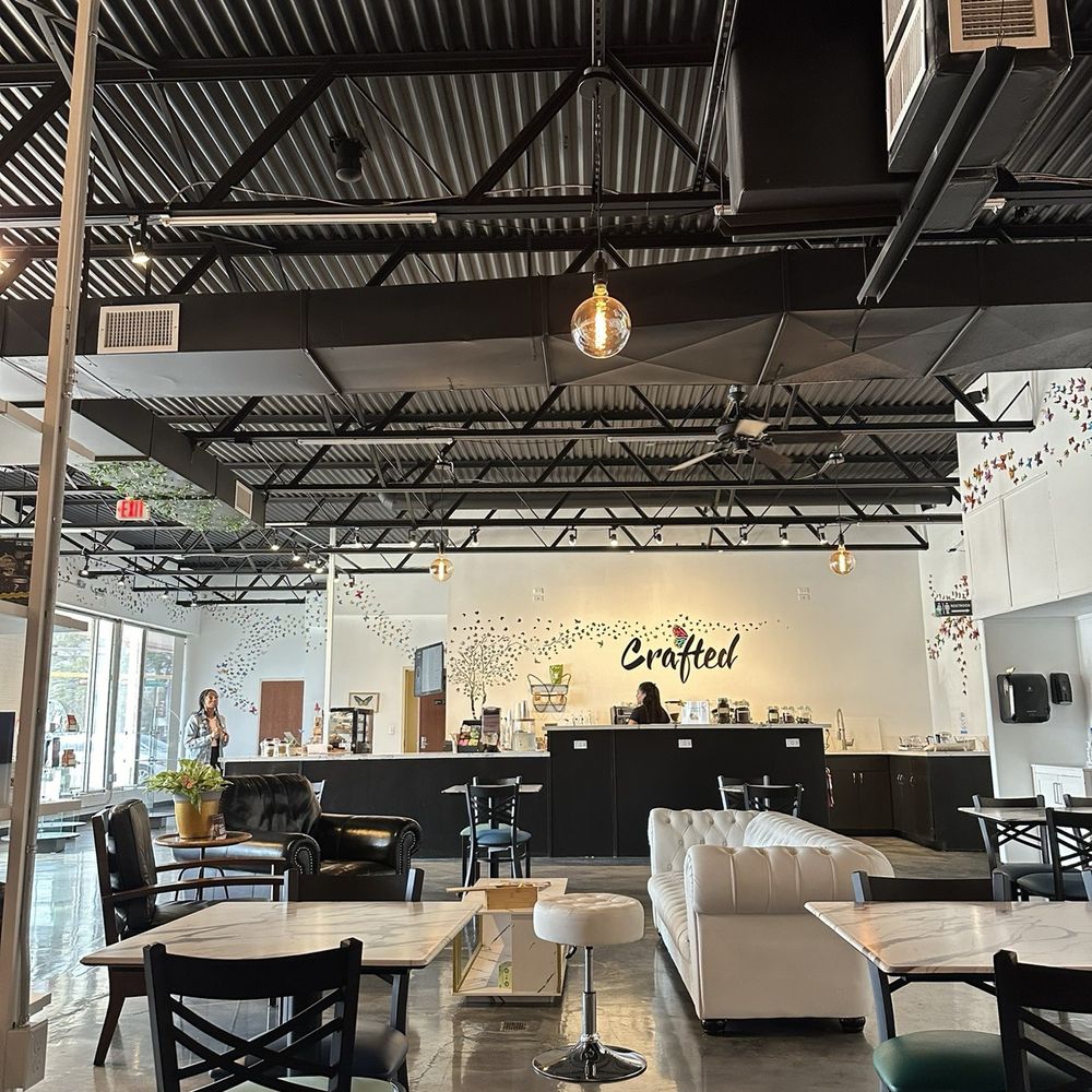 Crafted Coffee - Inside - Coffee & Tea Near Me - Houston, Texas