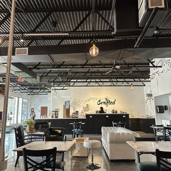 Crafted Coffee - Inside - Coffee & Tea Near Me - Houston, Texas