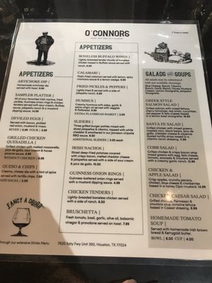 Menu photo 8 Hugh O'Connors - Spring Branch Houston, TX Menu photo 8 Hugh O'Connors - Spring Branch Houston, TX