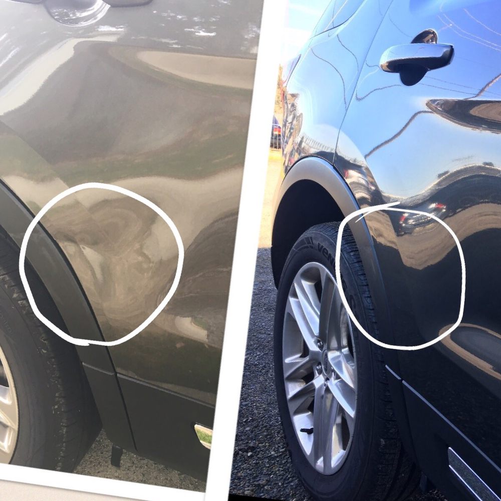 AAA Dent Removal - Before/after - Mobile Dent Repair Near Me AAA Dent Removal - Before/after - Mobile Dent Repair Near Me