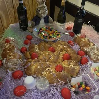 Regina's Restaurant - Easter Bread and candy display - Mediterranean Near Me - Silver Spring, Maryland Regina's Restaurant - Easter Bread and candy display - Mediterranean Near Me - Silver Spring, Maryland