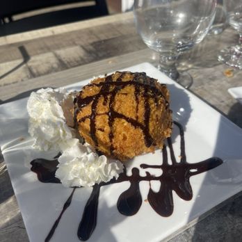 Pier Place - Deep Fried Ice Cream - delish! - Seafood Near Me - Point Arena, California