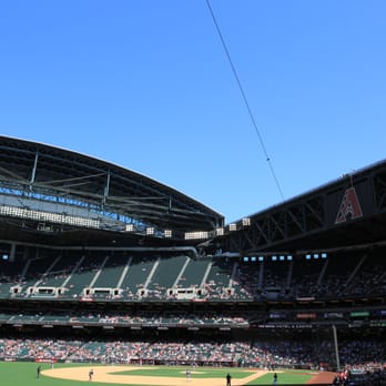 Chase Field - Beautiful stadium 5/10/2015 Day Game. Picture taken from section 136. Lens used Canon 16-35mm F/4 L IS - Stadiums & Arenas Near Me - Phoenix, Arizona Chase Field - Beautiful stadium 5/10/2015 Day Game. Picture taken from section 136. Lens used Canon 16-35mm F/4 L IS - Stadiums & Arenas Near Me - Phoenix, Arizona