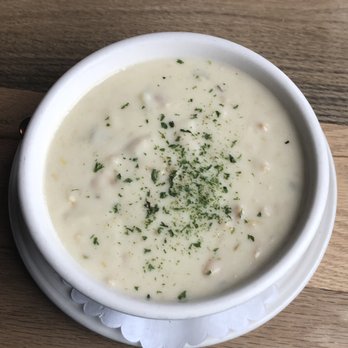 DiMillo's On the Water - Clam chowder ( if you like it super thick then you'll enjoy it. If a lighter broth is more to your liking the Haddock Chowder is how to go. - Seafood Near Me - Portland, Maine DiMillo's On the Water - Clam chowder ( if you like it super thick then you'll enjoy it. If a lighter broth is more to your liking the Haddock Chowder is how to go. - Seafood Near Me - Portland, Maine