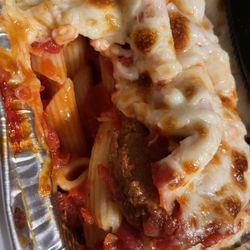 Parmesan Pasta with Meatball