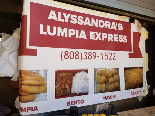 Menu photo 7 Alyssandra's Lumpia Express Waipahu, HI