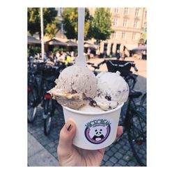 Nicecream Copenhagen - Horchata and Bounty. Mmmmm so good!