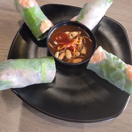 Two Piece BBQ Pork Spring Rolls