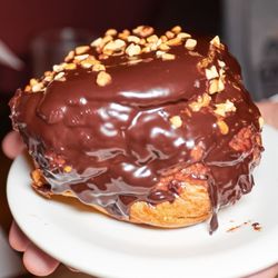 Jumbo Chocolate Cream Puff (@joeynht)