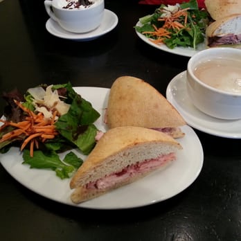 The Café - The Ave and a Vanilla Latte in the foreground with the Baca and Truffle Mocha in the background. - Sandwiches Near Me - Trinidad, Colorado