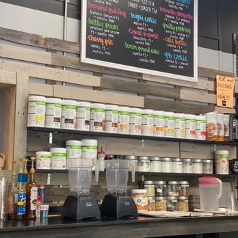 Renewed Nutrition - a menu on the wall above the counter - Juice Bars & Smoothies Near Me - Morganton, North Carolina Renewed Nutrition - a menu on the wall above the counter - Juice Bars & Smoothies Near Me - Morganton, North Carolina