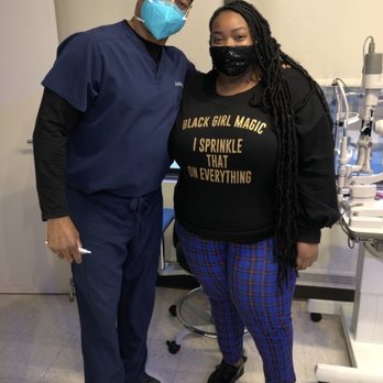 LasikPlus - Dr. Bruce January and myself after surgery. - Optometrists Near Me - Houston, Texas