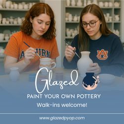 Glazed Paint Your Own Pottery - Glazed graphic