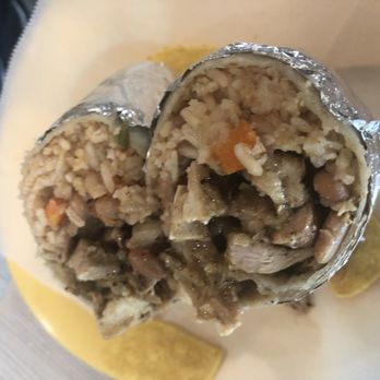 Los Amigos - Regular Burrito (chicken, no pico). - Mexican Near Me - Mountain View, California