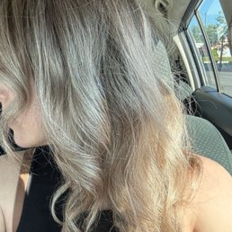 Balayage and cut Balayage and cut