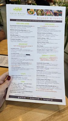 Menu photo 1 Sweetwater Harvest Kitchen Santa Fe, NM