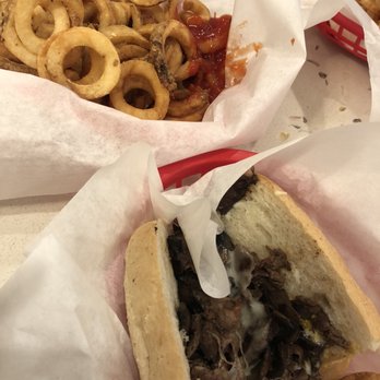 Hot Wings Cafe - Philliy with mushrooms/no onions. Really good! - Chicken Wings Near Me - Glendale, California