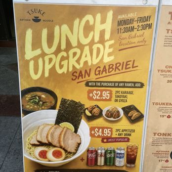 TSUKE Artisan Noodle - Ramen Near Me - San Gabriel, California