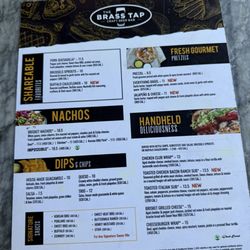 The Brass Tap - Menu