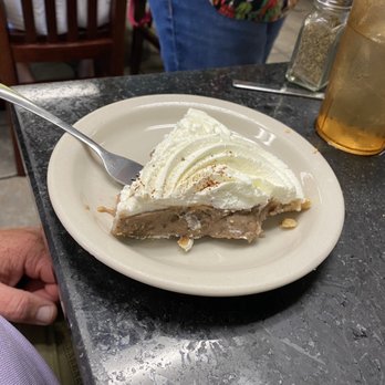 Blue Bonnet Cafe - Chocolate pie - Desserts Near Me - Marble Falls, Texas Blue Bonnet Cafe - Chocolate pie - Desserts Near Me - Marble Falls, Texas