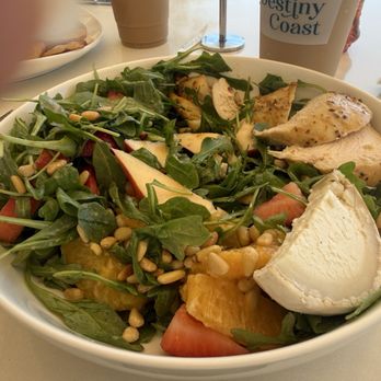 Destiny Coast - Sangria salad with chicken - Breakfast & Brunch Near Me - San Diego, California Destiny Coast - Sangria salad with chicken - Breakfast & Brunch Near Me - San Diego, California