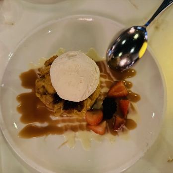 AQUA by El Gaucho - Baileys Chocolate Caramel Bread Pudding - Seafood Near Me - Seattle, Washington